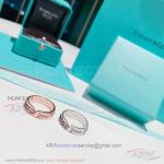 AAA Tiffany And Co Modern Keys Diamond Ring - 925 Silver